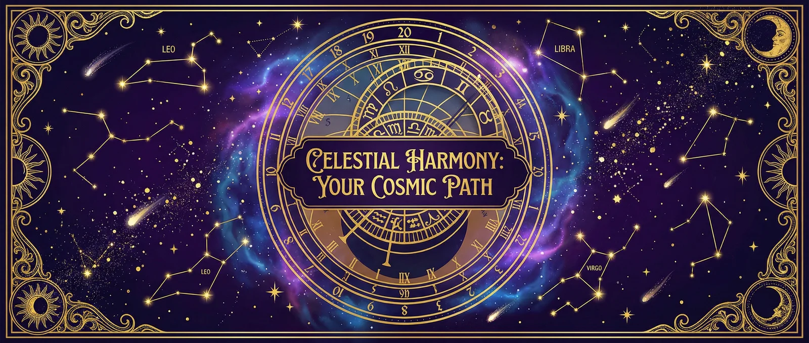 星空占星塔罗风主视觉 - 星象彩运占星馆 - 六合彩投注